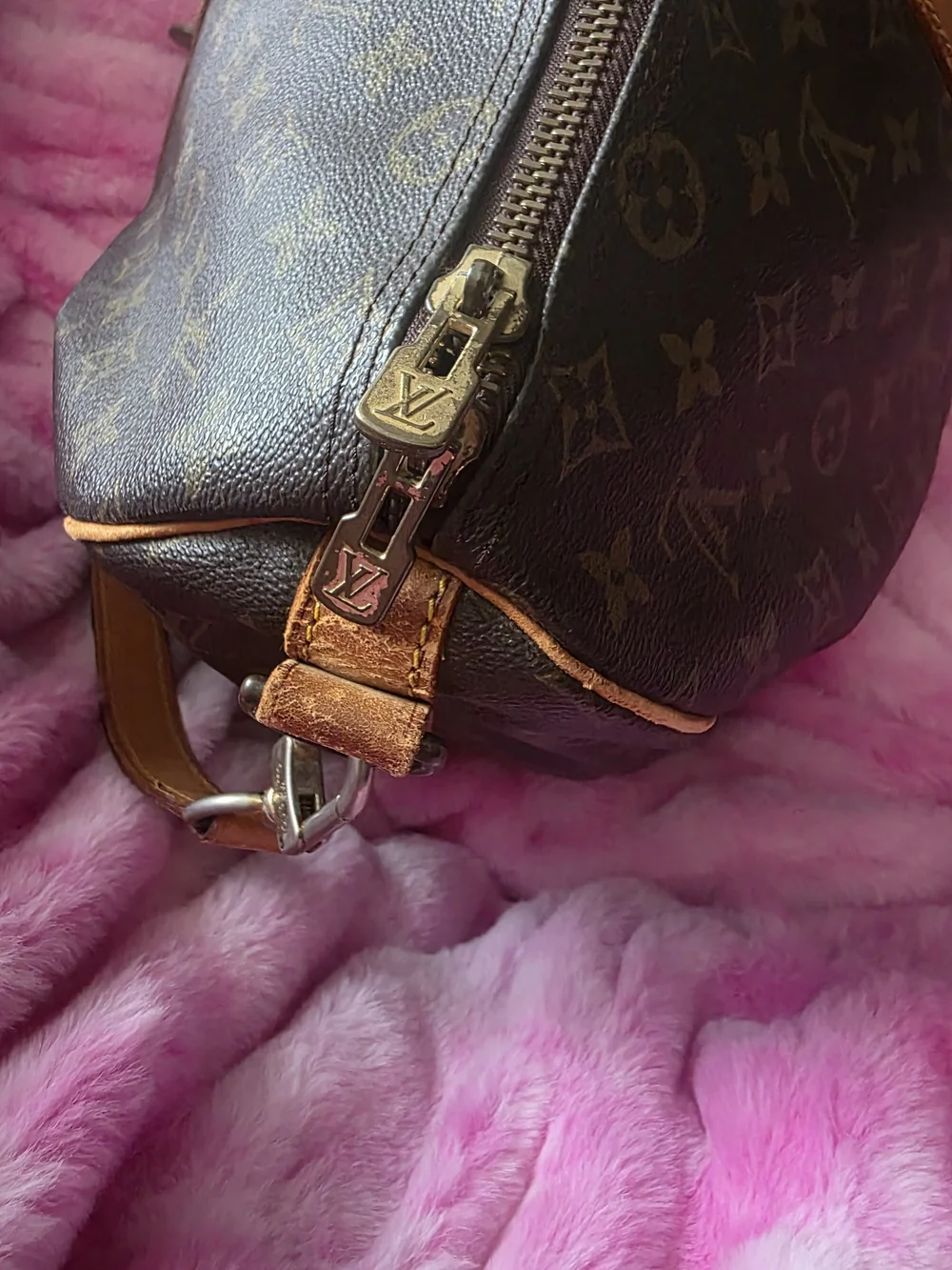 Louis Vuitton Brown Monogram Keepall Duffel Bag - Brown